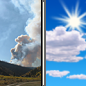 Sunday: Patchy smoke before 8am. Mostly sunny, with a high near 85. Northeast wind around 5 mph. Sunday: Patchy Smoke then Mostly Sunny