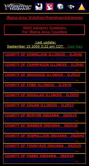 Local Advisories